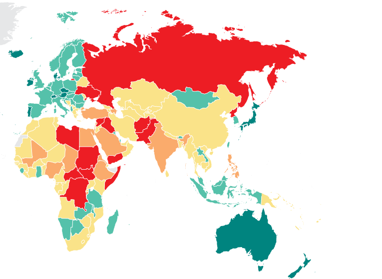 рейтинг самых безопасных стран