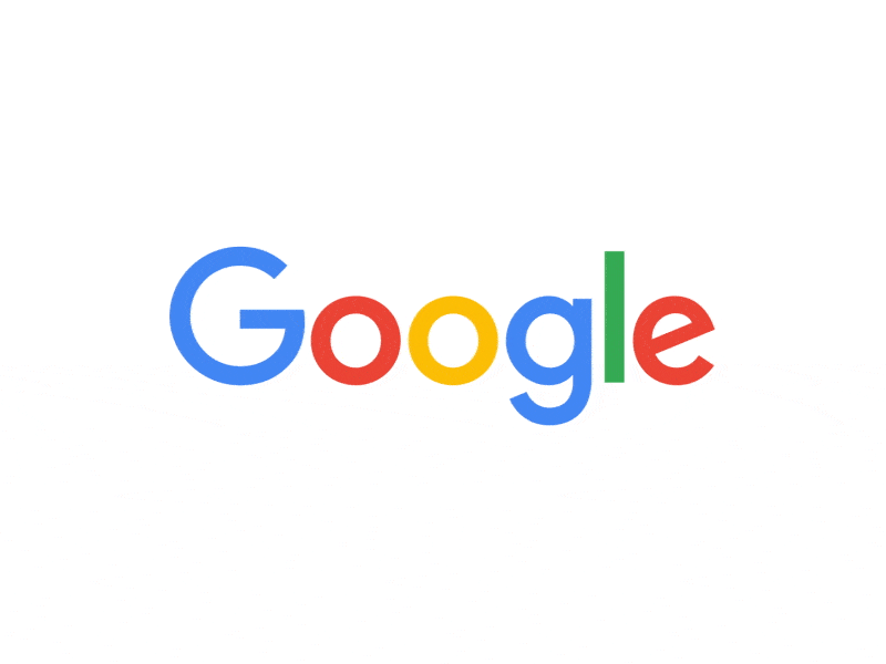 google анимированный логотип