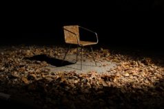 Симон Керн создает стулья из опавших листьев