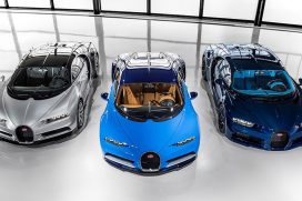 Первые три Bugatti Chiron отправились к своим владельцам